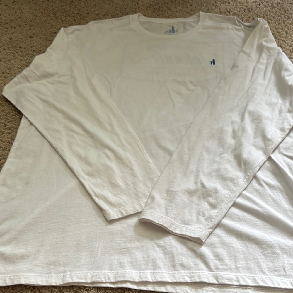Johnnie-O Longsleeve White Tee 2XL